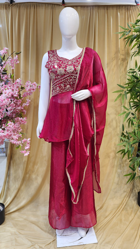 Fancy Sharara Dress [L Size]