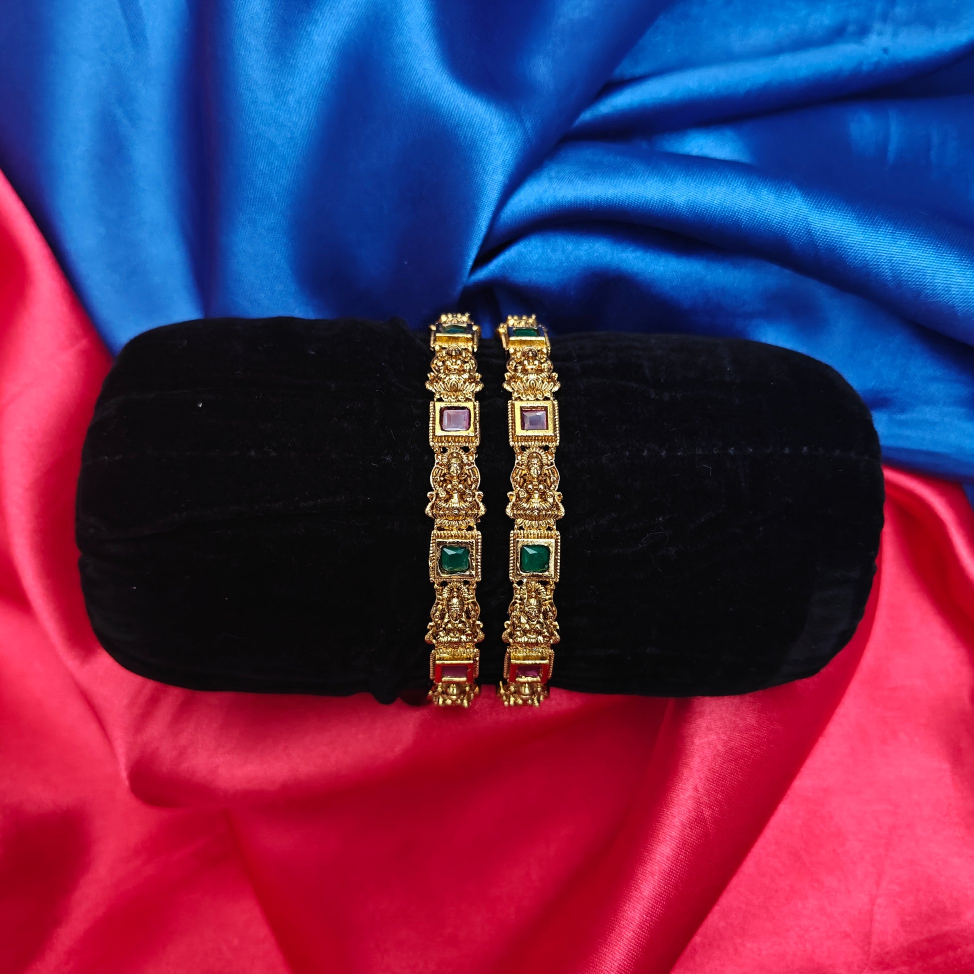 Beautiful Nakshi Bangle With Laxmi Idol - Ambica Wedding Mall