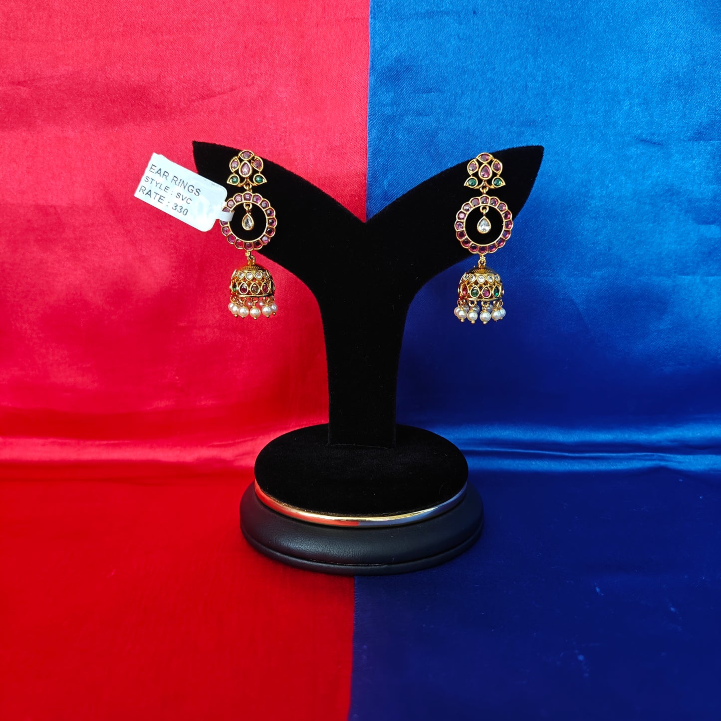 Beautiful Jadau Kundan Jhumki