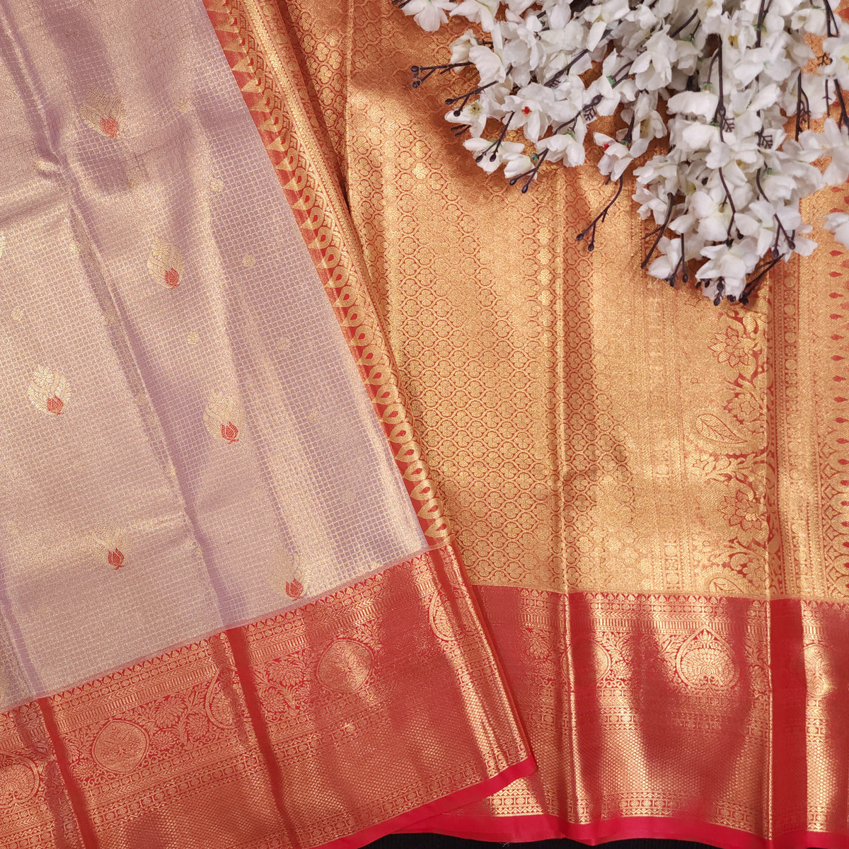2 Gram Gold Semi Kanchi Pattu Saree