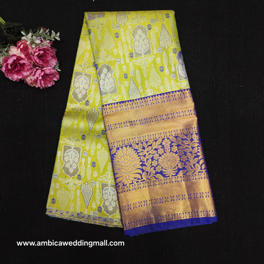 Kanchi Pattu Mix Lehengas [Free Size]