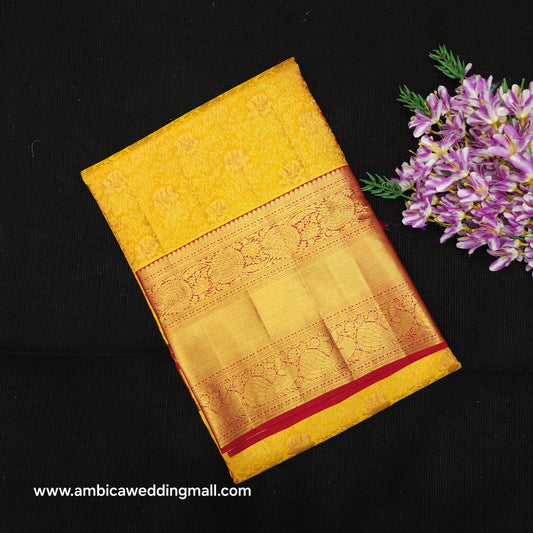 Bridal Resham Pure Handloom Kanchi Sarees