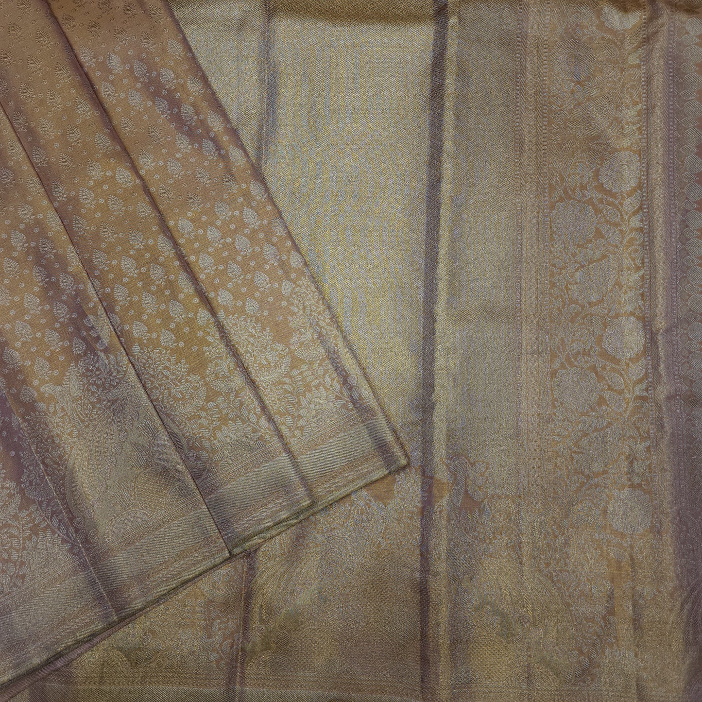 Pure tissue Bridal Kanchi Pattu Handloom Saree