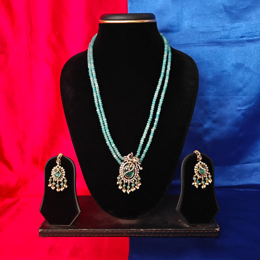 Beautiful Post Green Coloured Honex Necklace