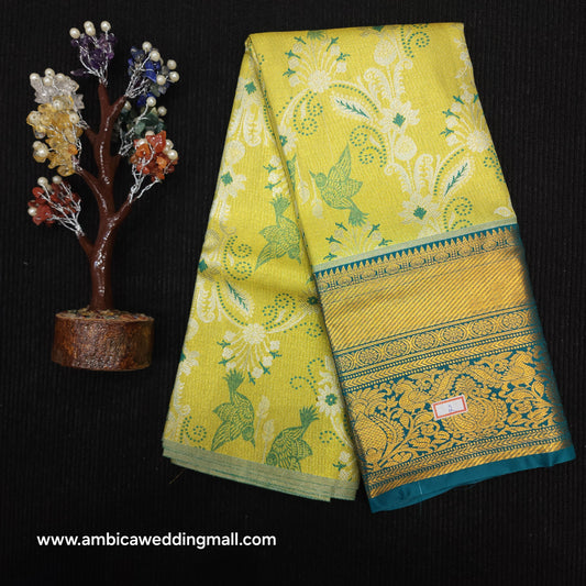 Kanchi Pattu Mix Lehengas [2 to 5 Years]