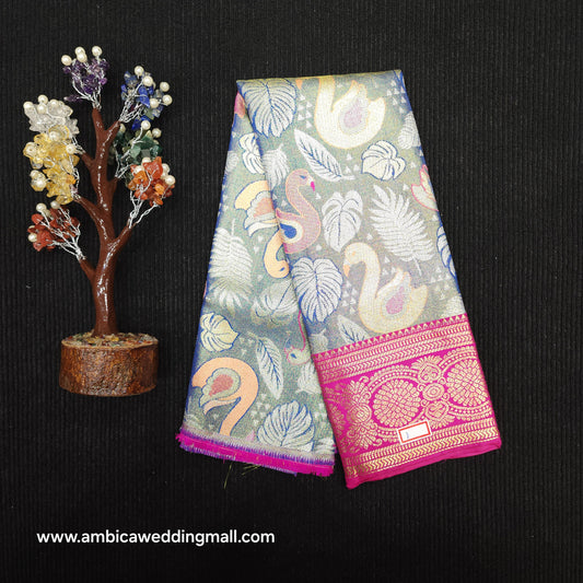 Kanchi Pattu Mix Lehengas [0 to 1.5 Years]