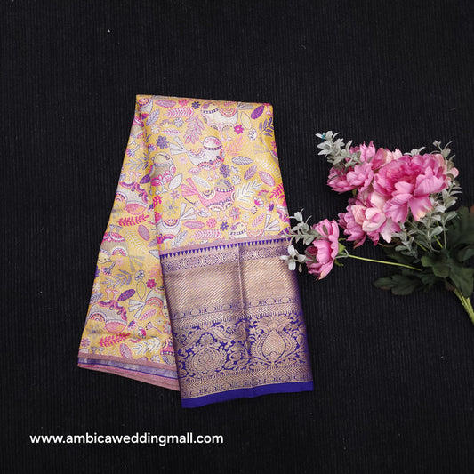 Kanchi Pattu Mix Lehengas [2 to 5 Years]