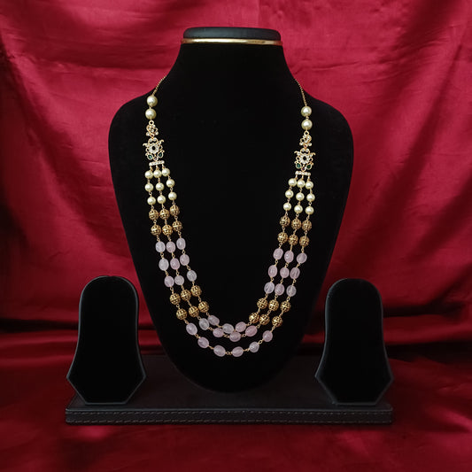 Elegant Three Layered Beads Maala