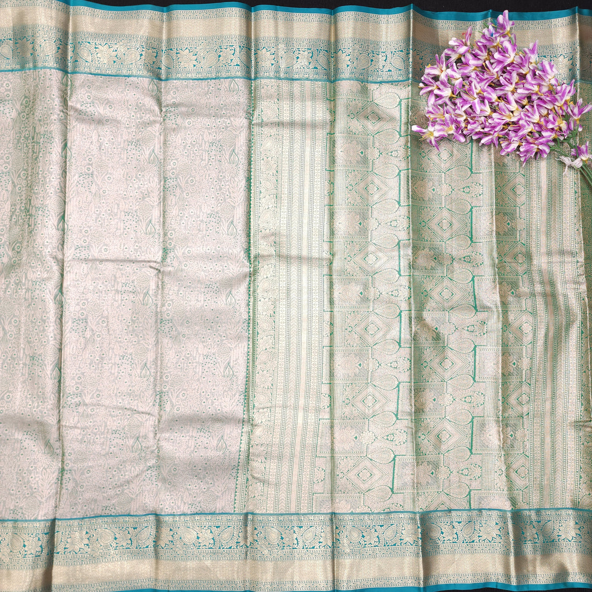 1 Gram Gold zari Tissue pattu saree✨️