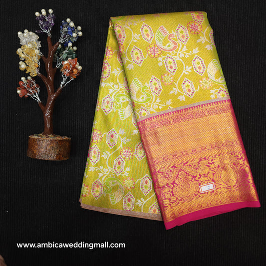 Kanchi Pattu Mix Lehengas [2 to 5 Years]