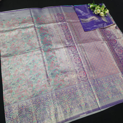 Meenakari Kanchi Pattu Sarees 😍✨️