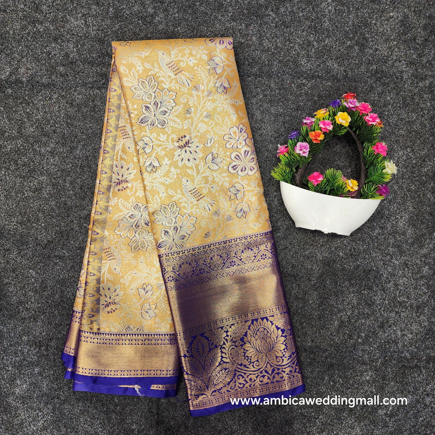 Kanchi Pattu 2gram gold mix pattu saree