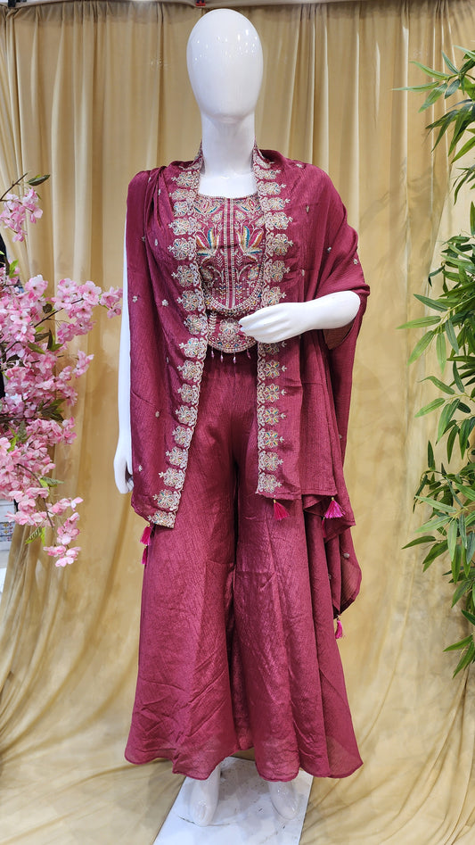 Fancy Sharara Dress [L Size]