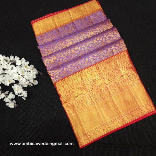 Pure Resham Bridal Kanchi Pattu Handloom Saree