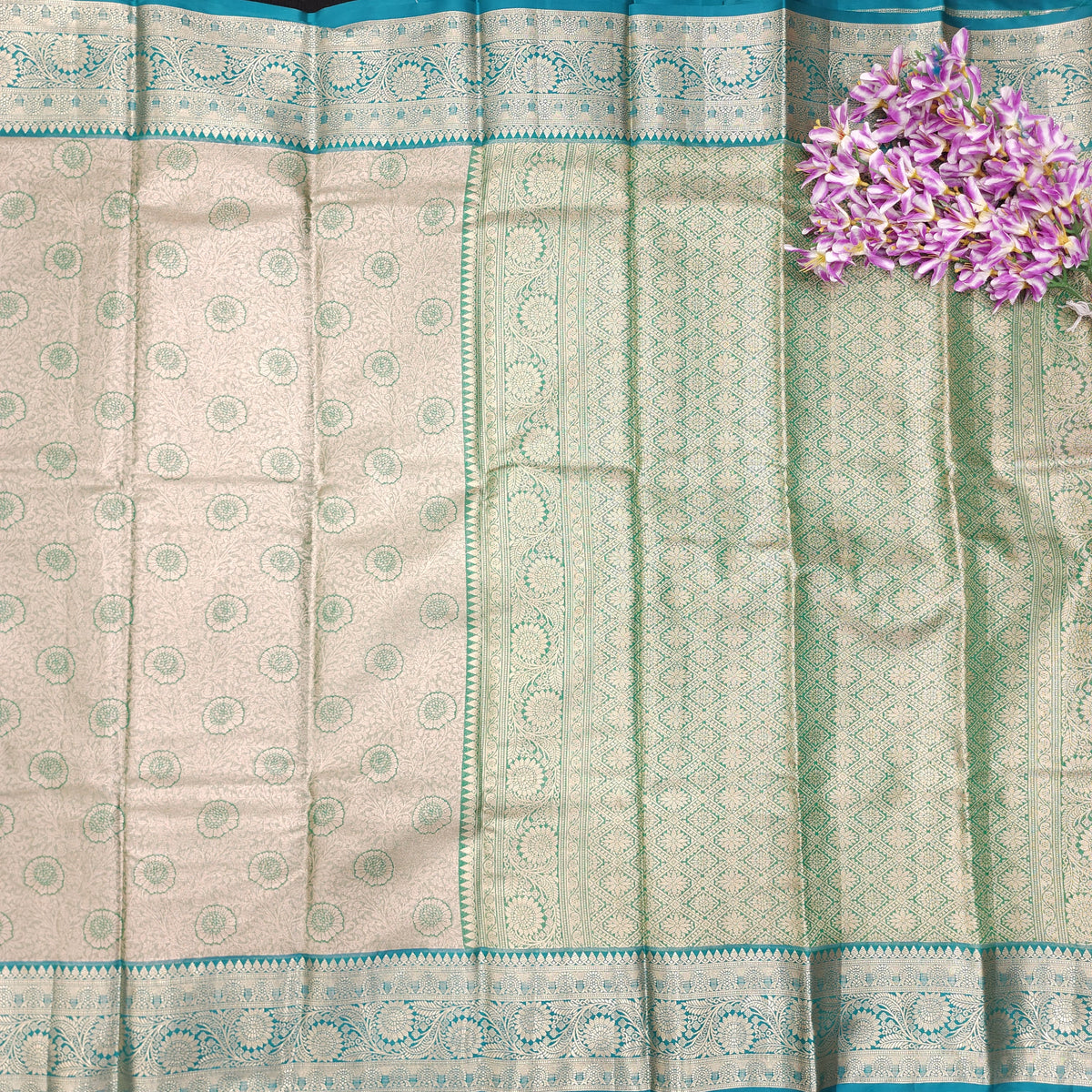 1 Gram Gold zari Tissue pattu saree✨️