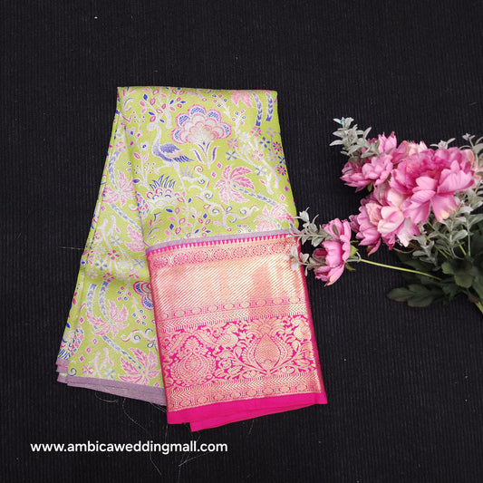 Kanchi Pattu Mix Lehengas [2 to 5 Years]