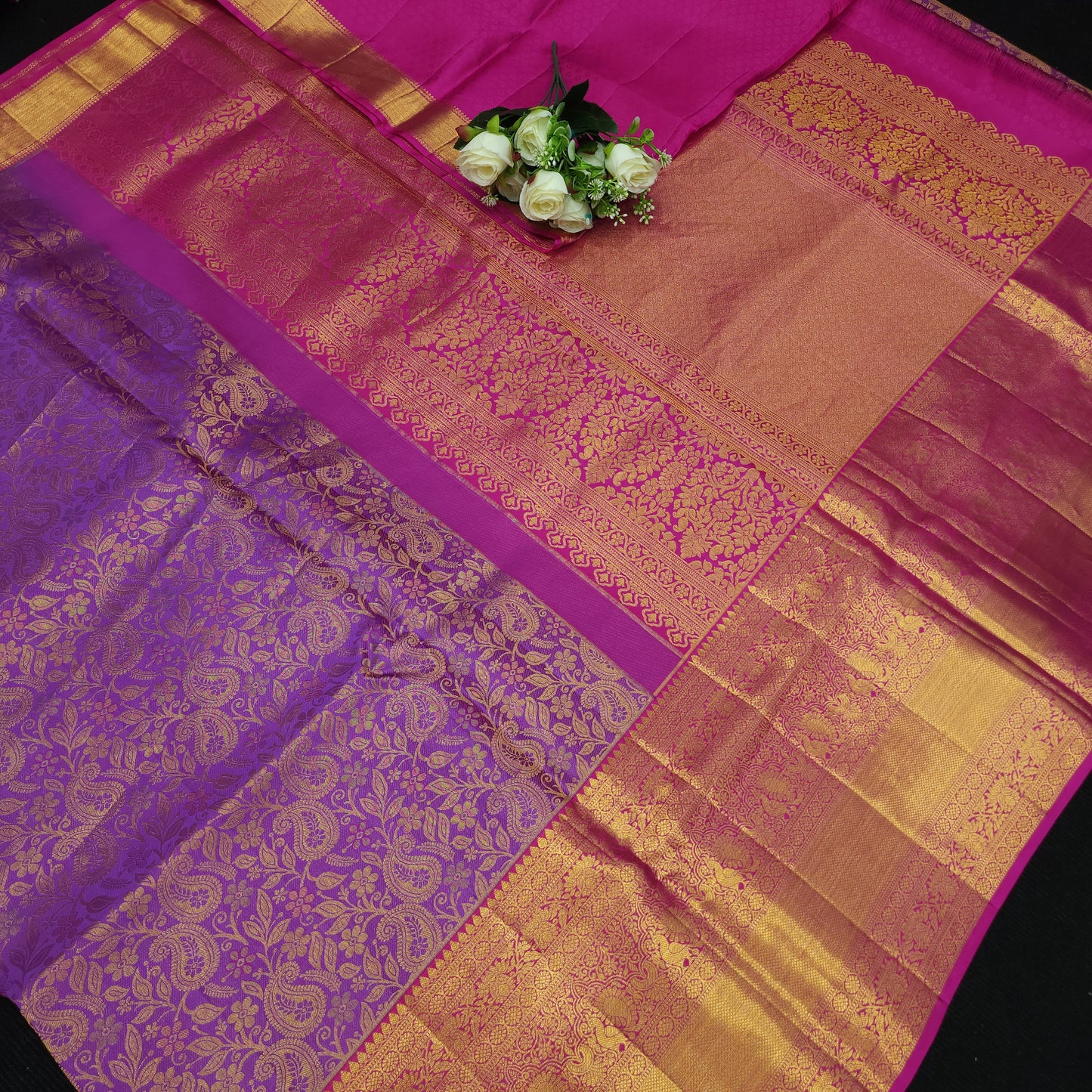 Bridal Resham Pure Handloom Kanchi Sarees
