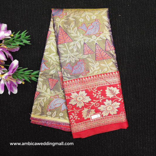 Kanchi Pattu Mix Lehengas [0 to 1.5 Years]