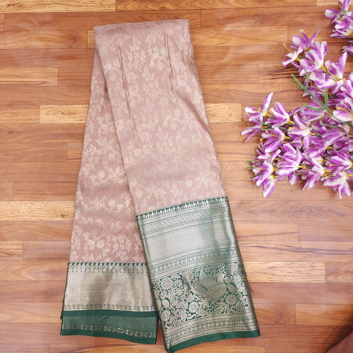 Semi Resham Kanchi Pattu Saree
