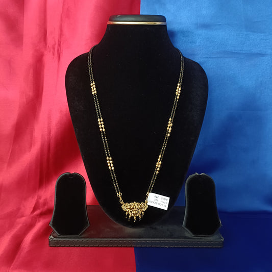 Beautiful Black Beads Long