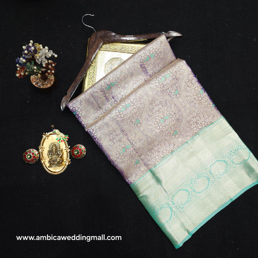 Semi kanchi pattu tissue 2 Gram Gold Sarees🛍️