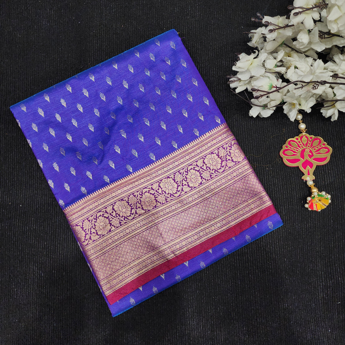 Visiri Kanchi Border Saree