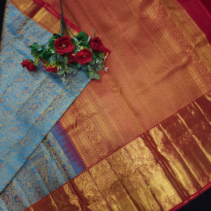 Pure Resham Bridal Kanchi Pattu Handloom Saree