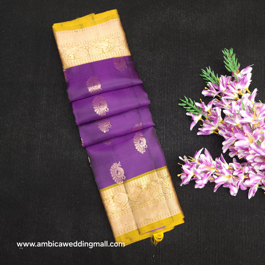 Handloom Kanchi Pattu Butta Light Weight Saree