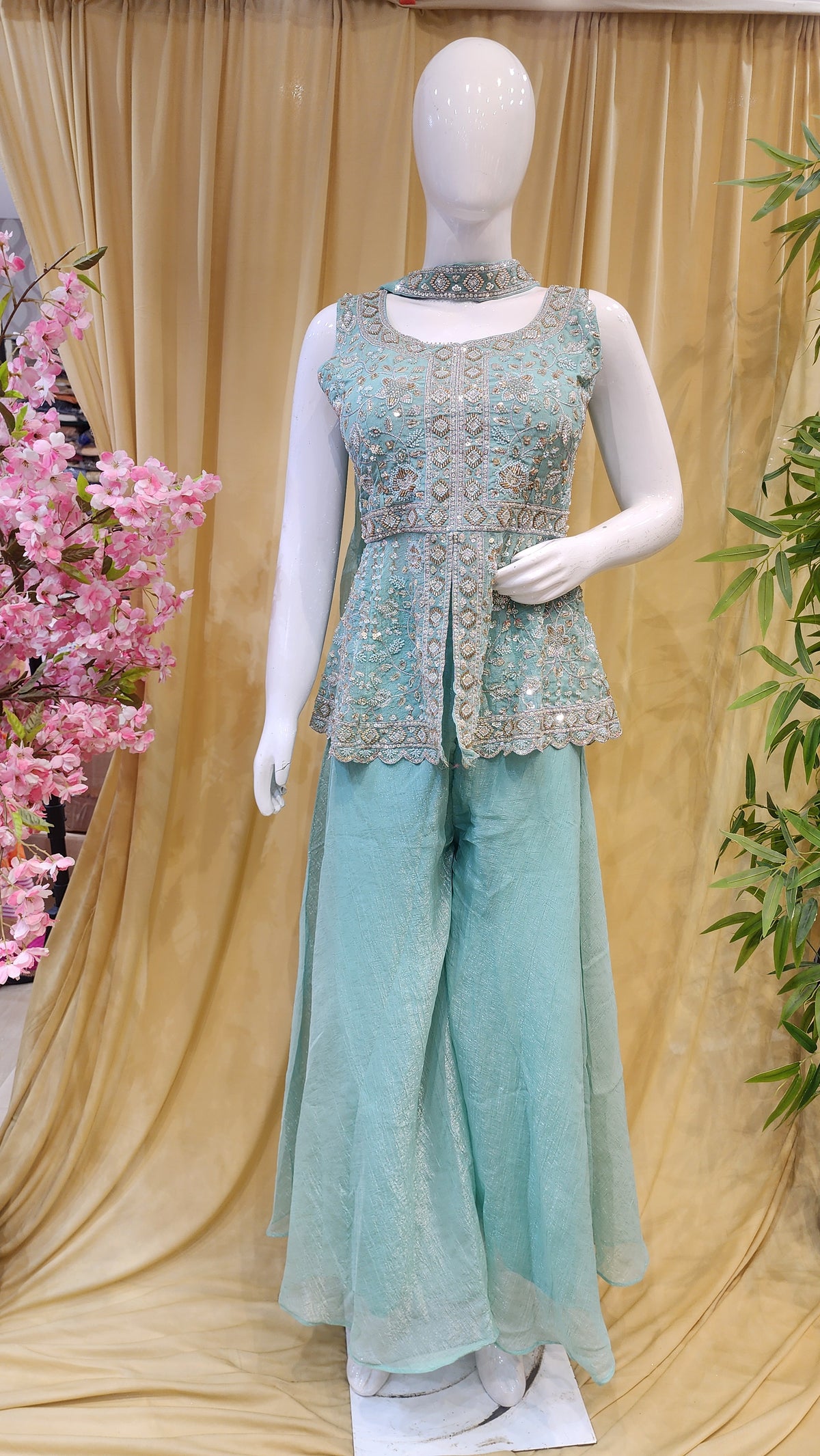Fancy Sharara Dress [L Size]