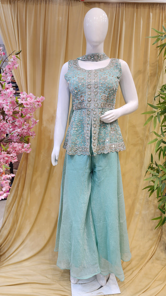 Fancy Sharara Dress [L Size]