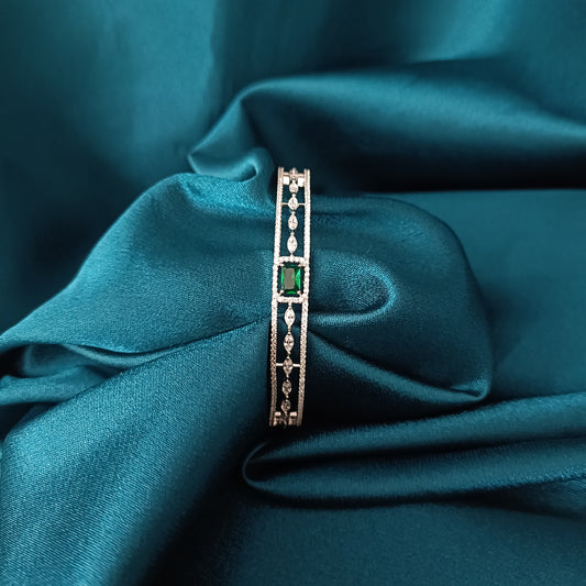 Elegant Green Studded Bracelet