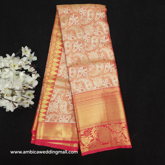 ✨️Kanchi pattu semi one gram gold saree✨️