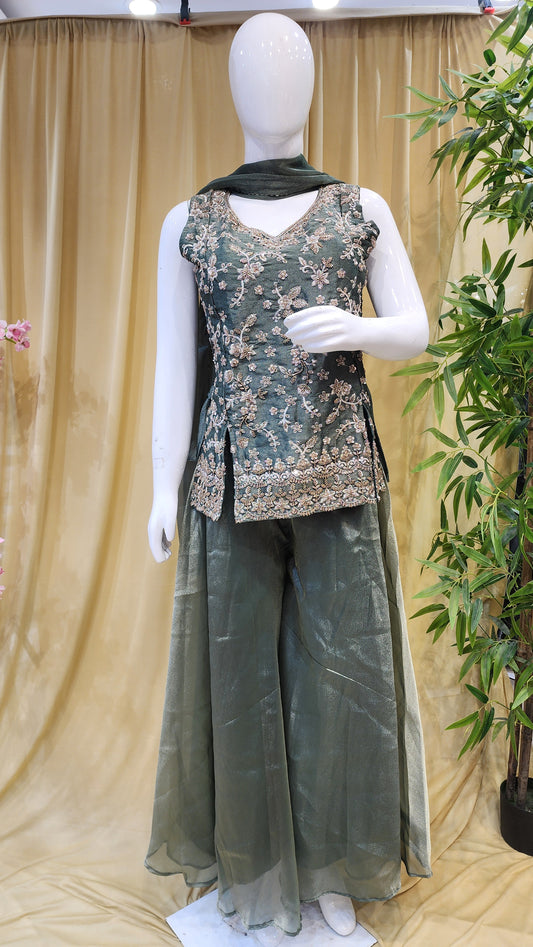 Fancy Sharara Dress [L Size]