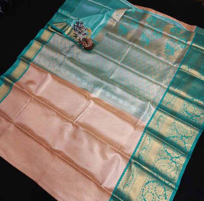2 Gram gold zari semi kanchi pattu sarees ✨️