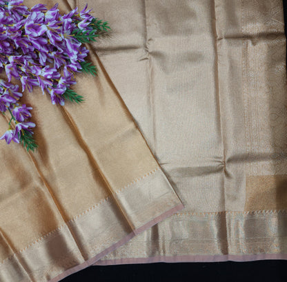 Banaras fancy plain tissue sarees