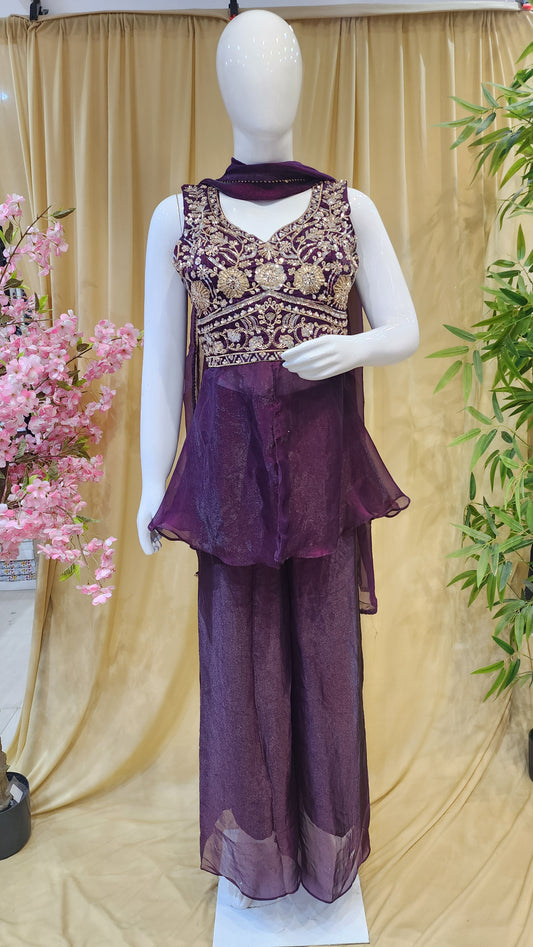 Fancy Sharara Dress [L Size]