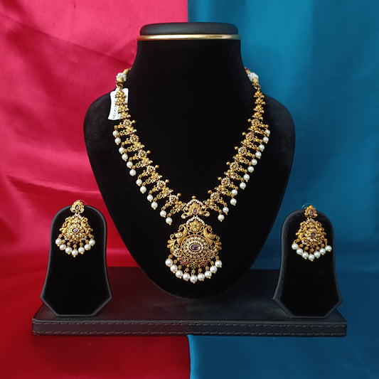 Beautiful Nakshi Short Necklace