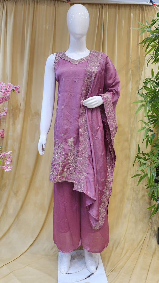 Fancy Sharara Dress [XL Size]
