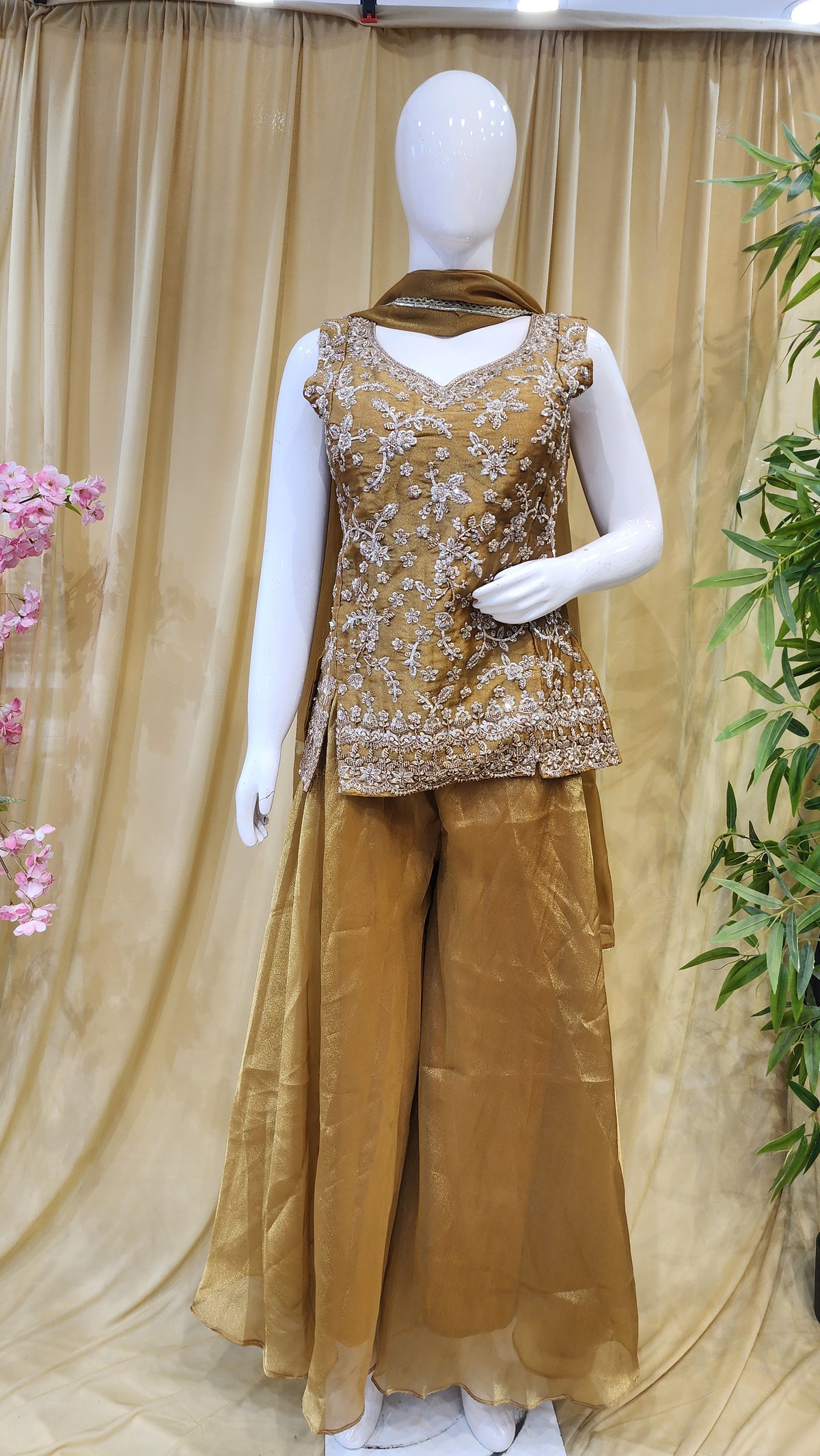 Fancy Sharara Dress [L Size]