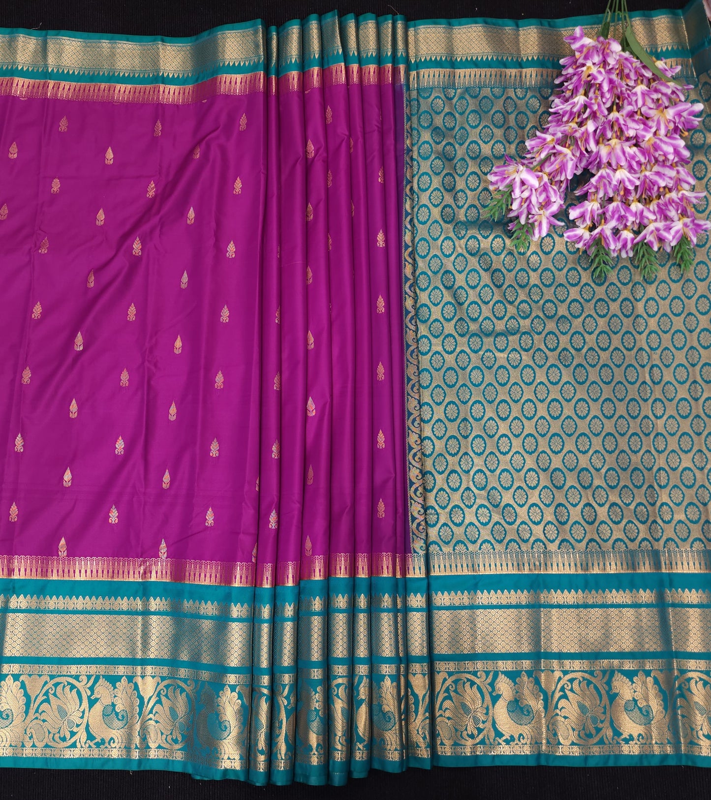 Gadwal semi Pattu Saree