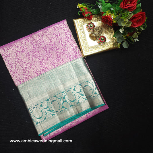 Pure Resham Bridal Kanchi Pattu Handloom Saree