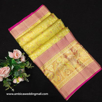 Special Bridal Kanchi Pattu Handloom Sarees😍