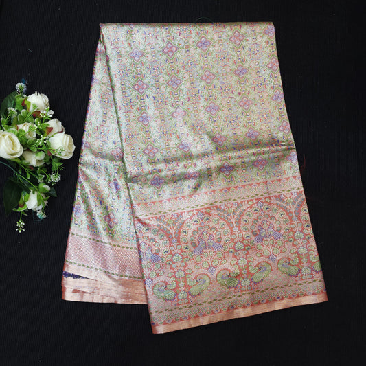 Meenakari Kanchi Pattu Sarees 😍✨️