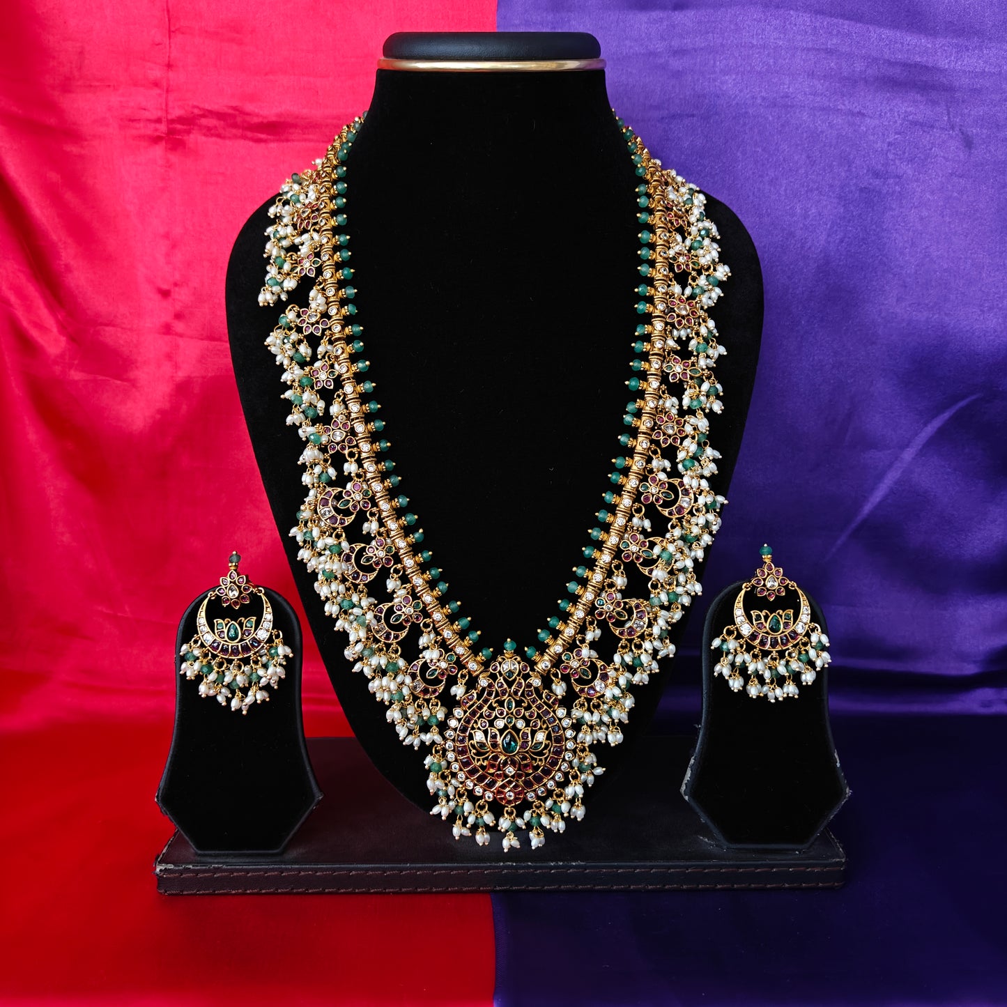 Beautiful Jadau Kundan Long Necklace