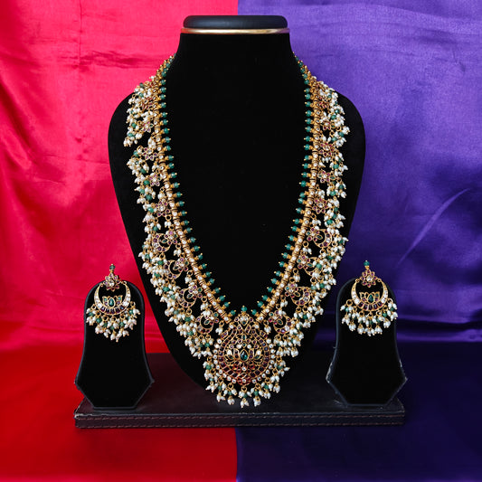Beautiful Jadau Kundan Long Necklace