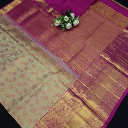 Bridal Resham Pure Handloom Kanchi Sarees
