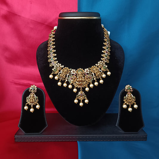 Beautiful Nakshi Short Necklace