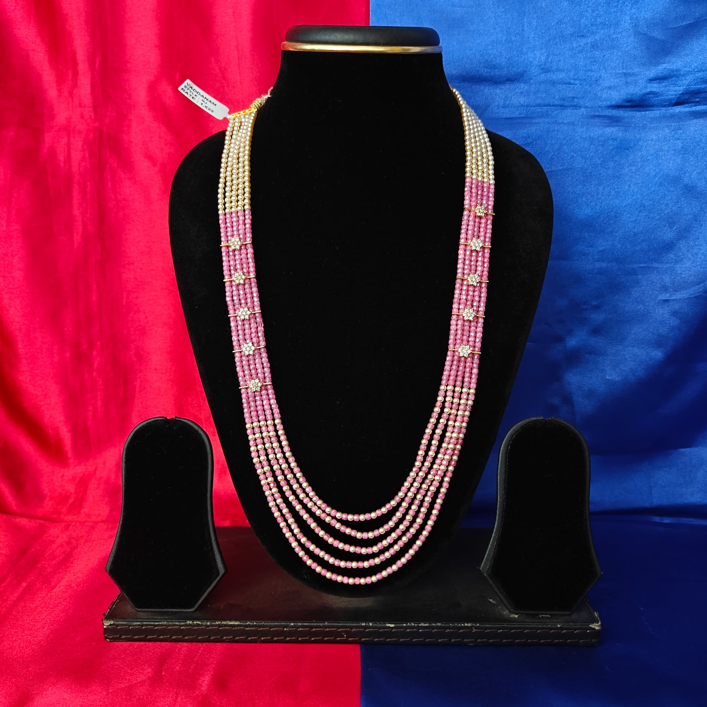 Beautiful Pastel Pink Coloured Honex Necklace