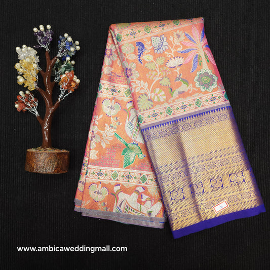 Kanchi Pattu Mix Lehengas [2 to 5 Years]
