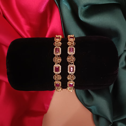 Beautiful Nakshi Bangles With Laxmi Idol